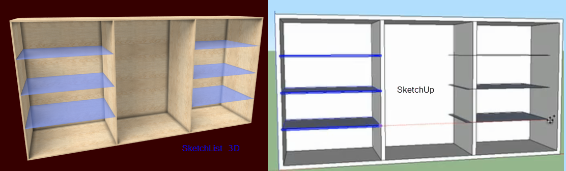 SketchUp Cabinets a Design Software - Really ? SketchList3D